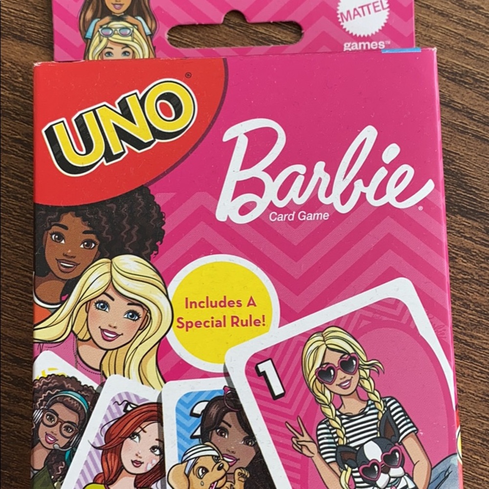 Uno cards Barbie edition